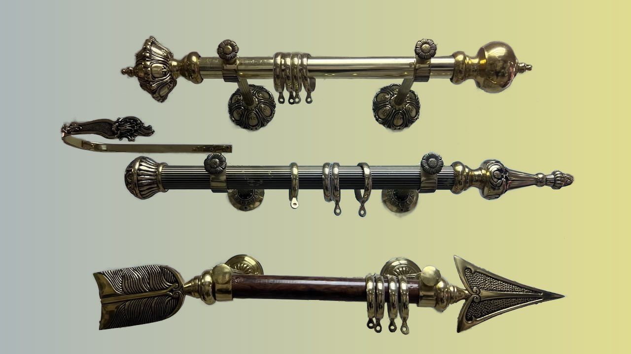 Латунный карниз